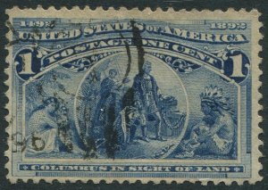 230 1c Columbian Exposition Used