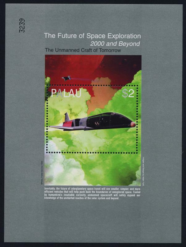 Palau 549-52 MNH Future Space Craft