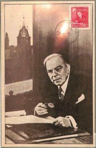 90128 - CANADA - Postal History - MAXIMUM CARD - MACKENZIE KING 1952 Politics