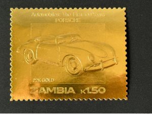 1987 Zambia Mi. A380 Or The First 100 Years Automobile Car Ferdinand Porsche-