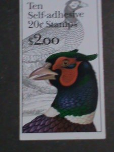 ​UNITED STATES STAMP:1998-SC#3051b- RING NECKED PHEASANT-BOOKLET OF 10 STAMPS