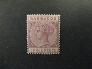 Barbados #63A mint hinged  a23.5 9536 9536A