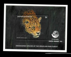 Grenadines 1992 - Earth Summit - Souvenir Stamp Sheet - Scott#1500  - MNH