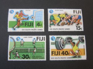 Fiji 1979 Sc 405-8 football set MNH