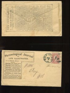 65 on Phrenological Journal & Life Illustrated S.R. Wells Medical Ad CoverLV6433