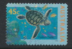 Australia SG 1563a  Used - Turtle - self adhesive