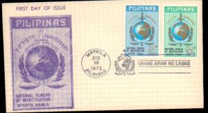 Philippines, Worldwide First Day Cover