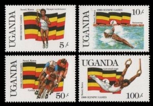 1987 Uganda 534-537 1988 Olympic Games in Seoul 6,00 €