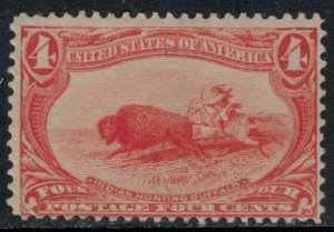 U.S. #287* NH  CV $300.00