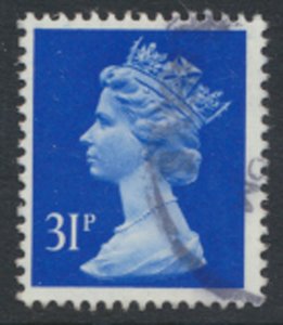 GB   Machin 31p SG X981  SC#  MH143  Used / FU see scan details