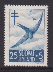 Finland    #B119   MH  1952 birds  25m