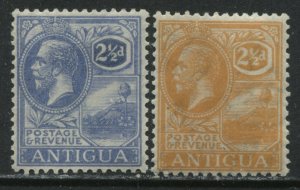 Antigua 1921-23 2 1/2d's mint o.g. hinged