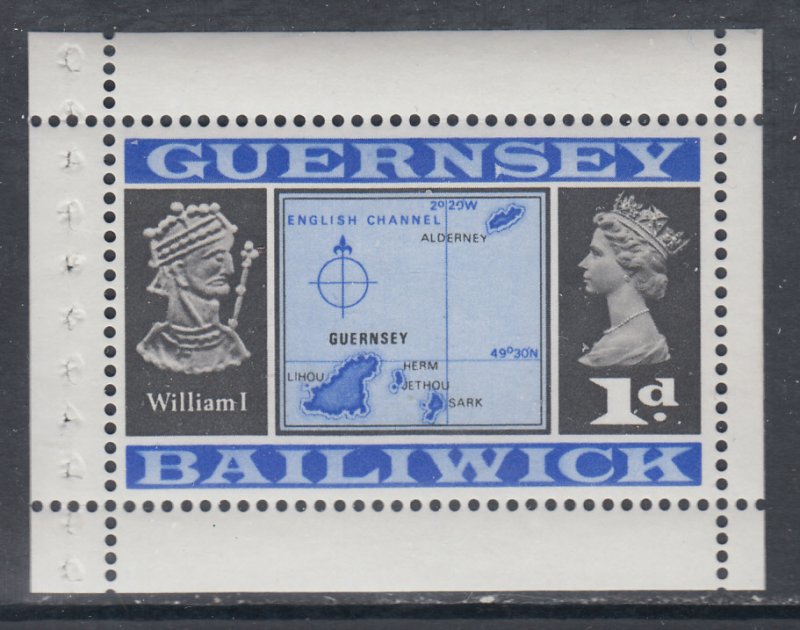 Guernsey 28a Booklet Pane MNH VF