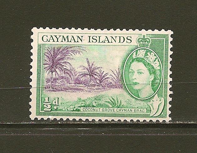 Cayman Islands 136 Coconut Grove Mint Hinged