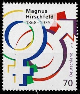Germany 2018, Sc.# 3053 MNH, 150th Birth Anniversary of Magnus Hirschfeld