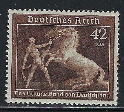 Germany B145 MNH 1938 Horse (fe8883)