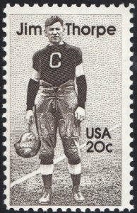 SC#2089 20¢ Jim Thorpe Single (1984) MNH