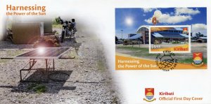 Kiribati Landscapes Stamps 2020 FDC Solar Energy Environment Nature Sports 1v MS