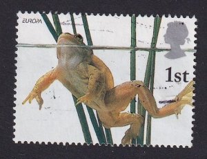 Great Britain  #1981  used 2001  Europa   1st  frog