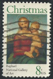 US #1507 8c Christmas Issue - Small Cowper Madonna