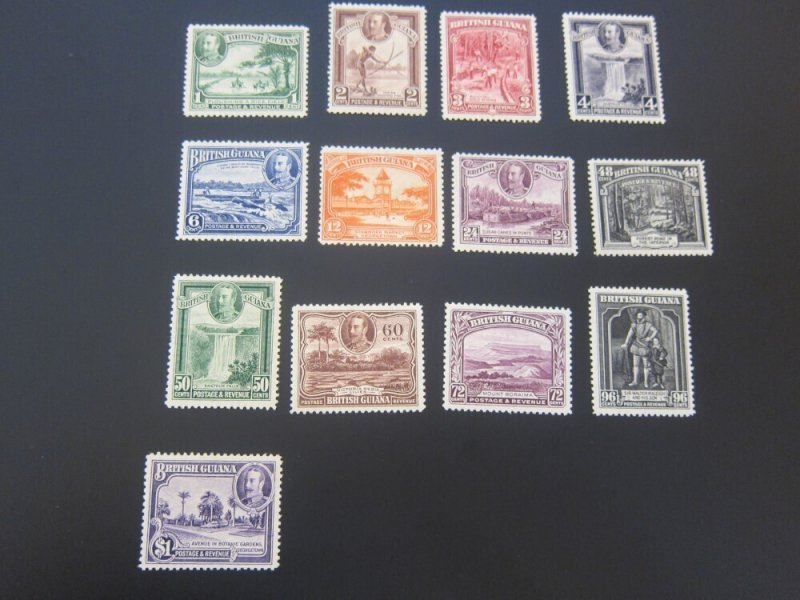 British Guinea 1934 Sc 210-222 set MNH/MH