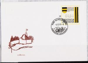 Liechtenstein. FDC.1995  60r Machine Label. Fine Used