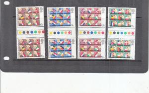 1979 Europäischer Wahlen Ampel-Dachrinne-Paare Umm / MNH SG1083-SG1086