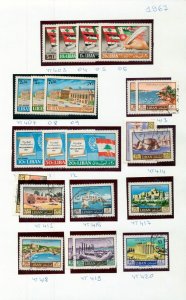 LEBANON 1966/68 MNH Unused Used Collection(Apx 90+Items)H00136