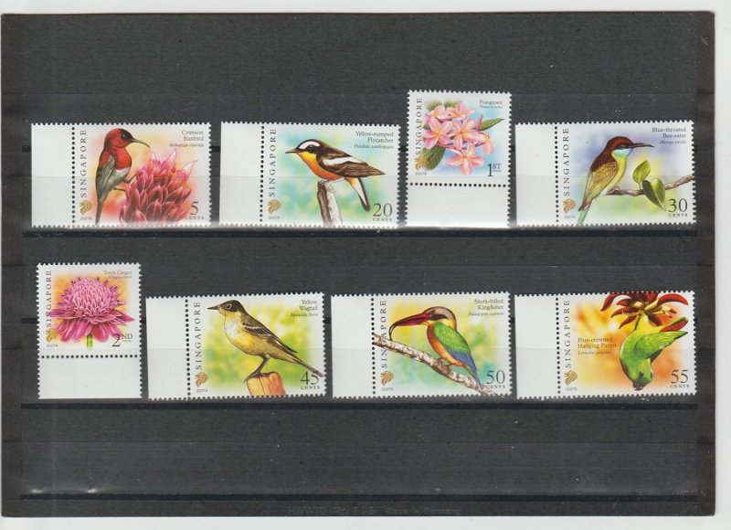 Singapore  Scott#  1246-1259  MNH  (2007 Flora and Fauna)