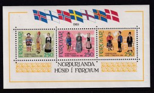 Faroe Islands 101 Souvenir Sheet MNH VF