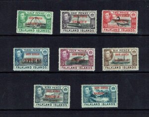 Falkland Islands Dependencies: 1944 South Georgia Overprints,  MLH set.