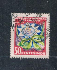 Uruguay 616 Used Passion Flower (U0283)