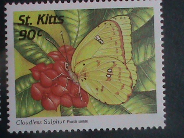 ST.KITTS-1997 SC# 439//50 -COLORFUL BEAUTIFUL LOVELY BUTTERFLY MINT SET VF