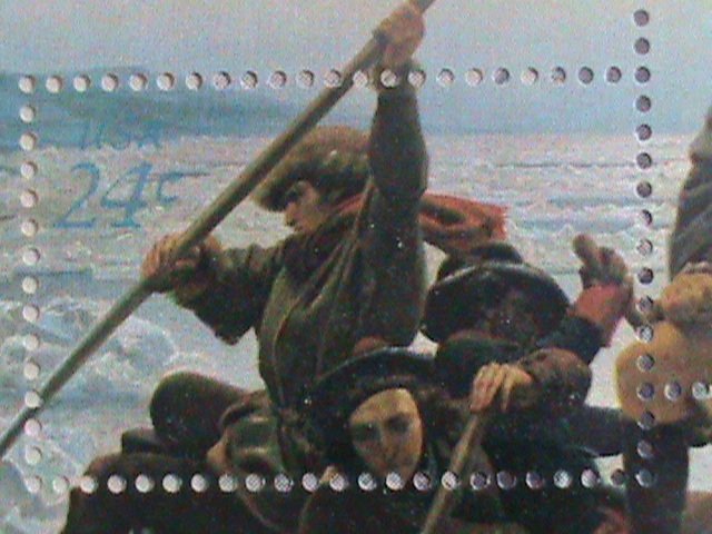 ​UNITED STATES-1976 SC#1688-WASHINGTON CROSSING DELAWARE RIVER  MNH S/S -VF