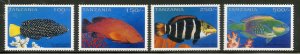 TANZANIA 1490-3 MNH  MARINE LIFE SCV $8.00 BIN (2)$4.50