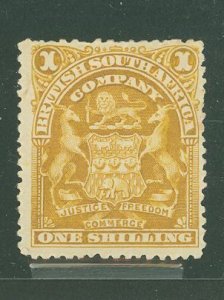 Rhodesia (1890-1923) #66 Unused Single