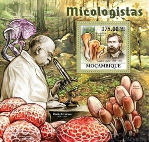 Mozambique 2011 MNH - Mycologists & Mushrooms. Mi 5406/Bl.575, Scott 2496