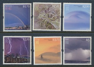 Hong Kong Sc# 1631-1636 SG 1856-1861 MNH Weather see details  / scans