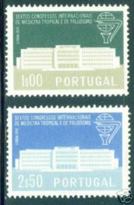 PORTUGAL Scott 836-7 MNH** Tropical Medicine set CV $10