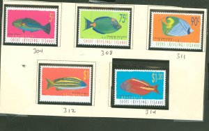 Cocos (Keeling) Islands #304/14 Mint (NH) Single