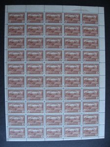 Canada full sheet 50 MNH Sc 268 folded 3,6,9 horizontal rows