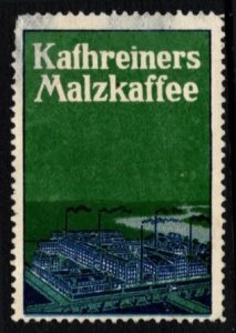 1930's Germany Poster Stamp Kafhreiner's Malt Coffee