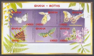 2002 Ghana 3485-3490KL Butterflies 10,00 €