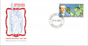 Guinea, Worldwide First Day Cover, Americana