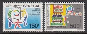 Senegal 1180-1 La Francophonie mnh