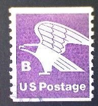 United States, Scott #1820, used(o), 1981,  B Eagle Transition, (18¢)