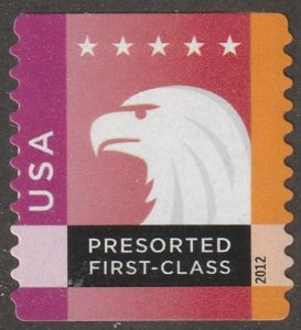 USA, stamp, Scott#4588,  mint, hinged, Presorted First class, Eagle