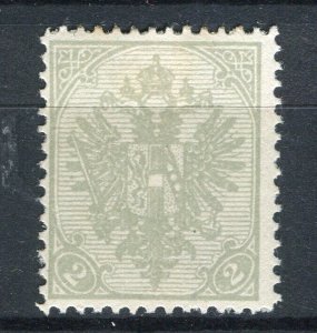 BOSNIA; 1900 early Eagle Coat of Arms issue Mint hinged 2h. value