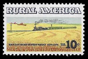 PCBstamps   US #1506 10c Rural American - Wheat, MNH, (29)