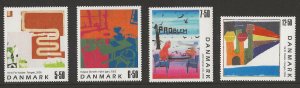 DENMARK   SC #  1333 - 6  MNH